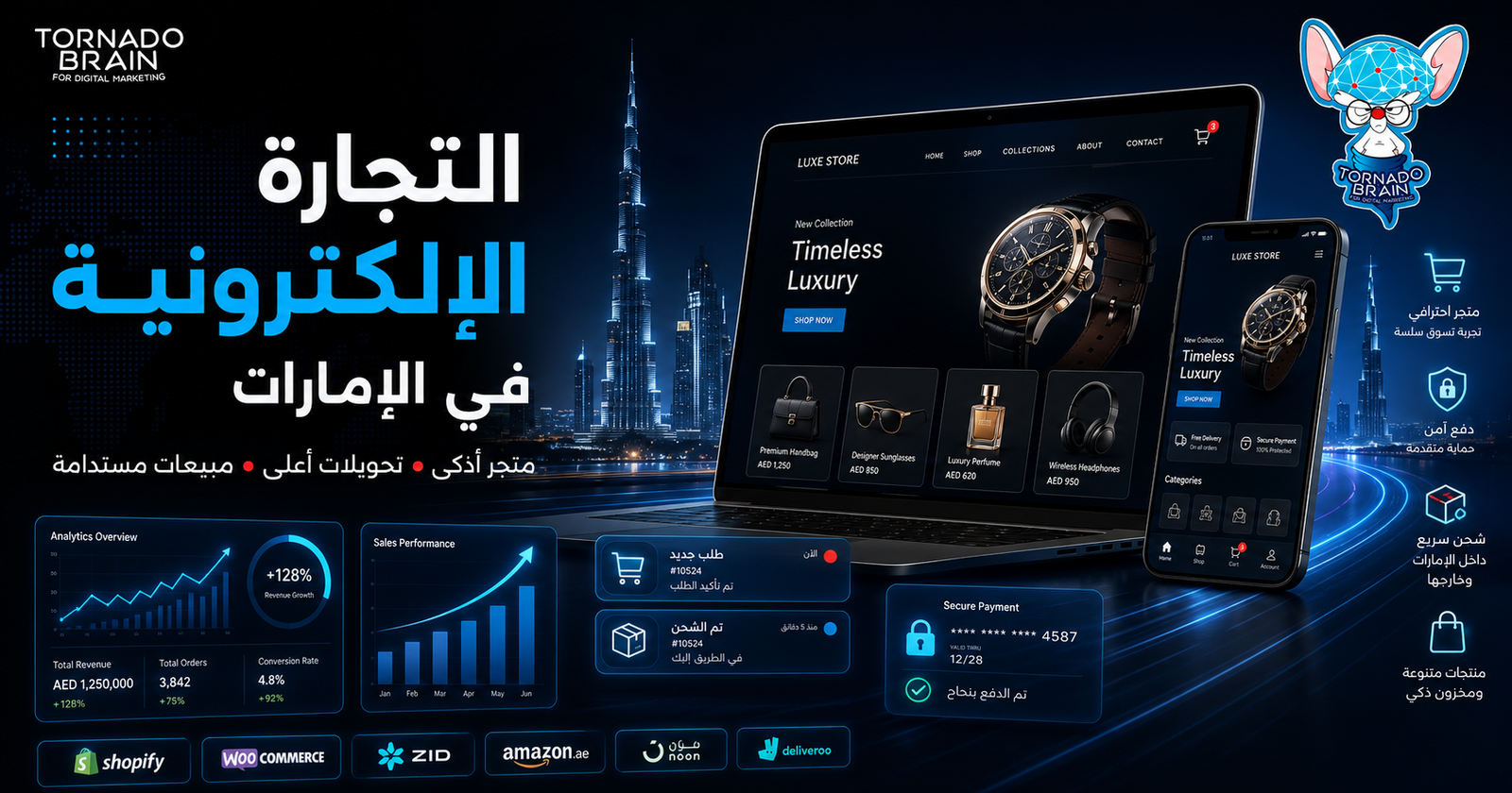 التجارة الإلكترونية في الإمارات: كيف تبني متجرًا يحقق مبيعات ونموًا مستدامًا؟