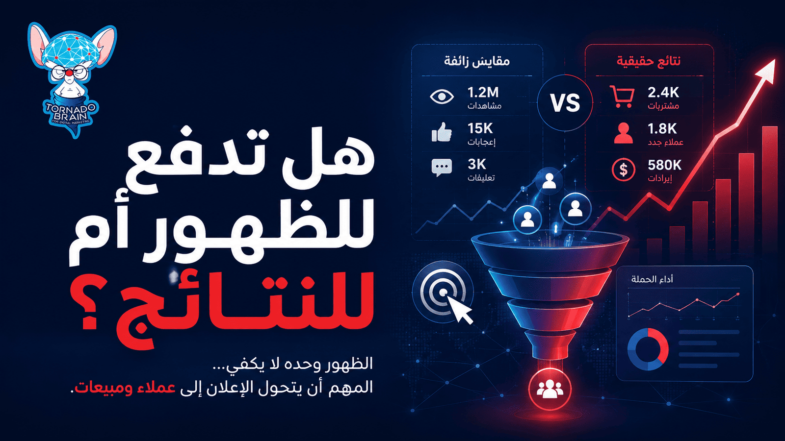 هل تدفع للظهور أم للنتائج؟