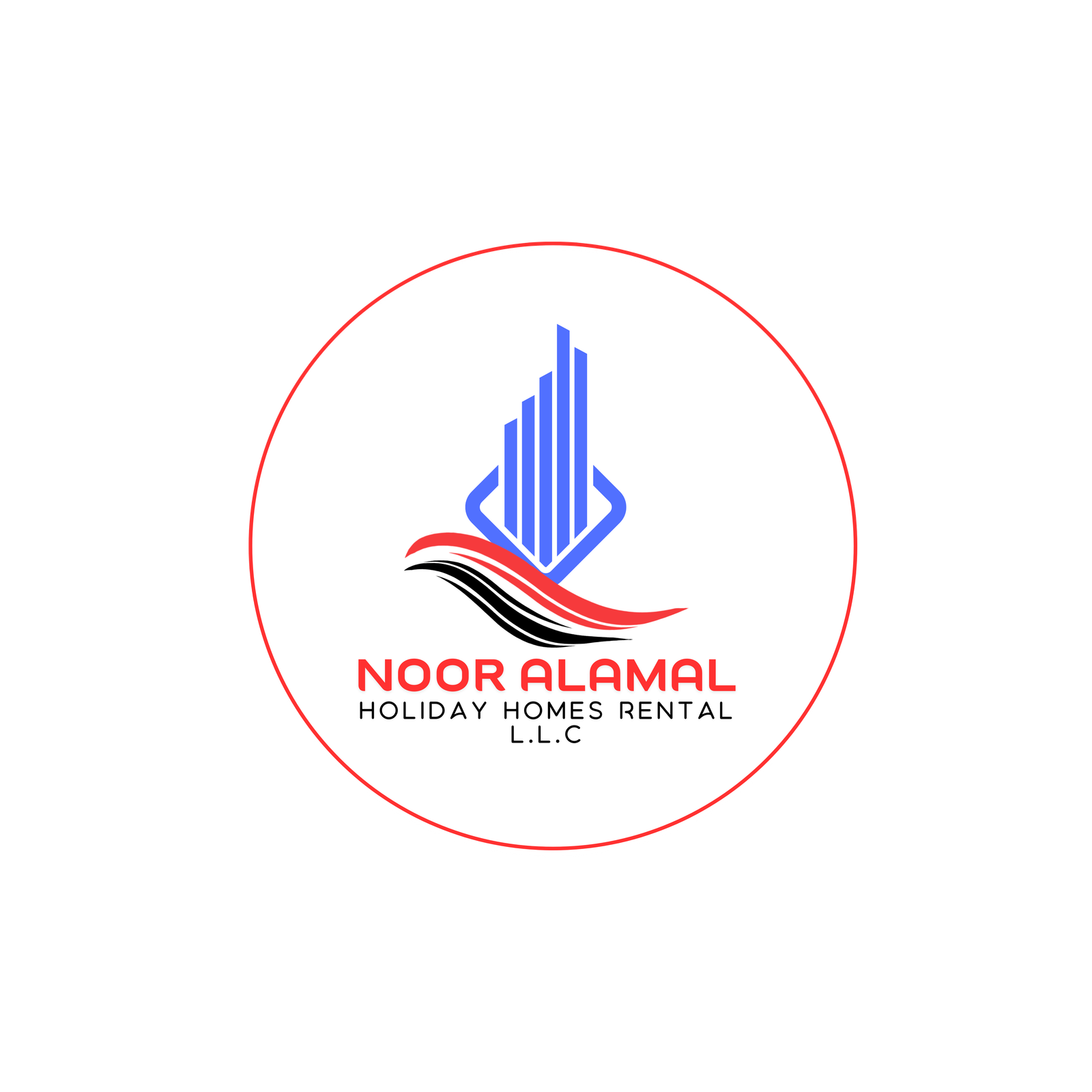 شعار نور الأمل لبيوت العطلات